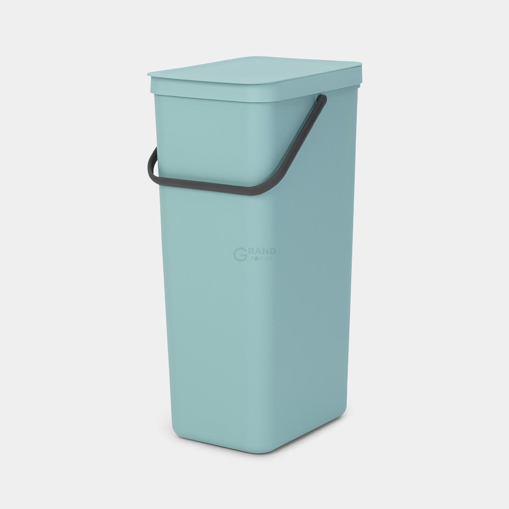 Brabantia Відро для сміття 40 л м'ятне Sort&Go | https://grandposuda.com.ua