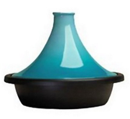Le Creuset Тажин 27 см, блакитний | https://grandposuda.com.ua