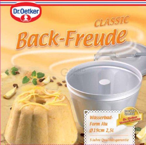 Dr. Oetker Форма для выпечки на водяной бане 2,5 л Back - Freude Classic | https://grandposuda.com.ua