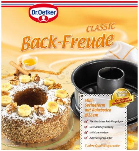 Dr. Oetker Форма для выпечки разъемная Ø 18 см Back - Freude Mini | https://grandposuda.com.ua