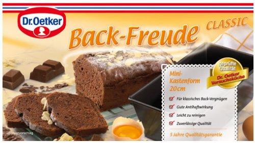 Dr. Oetker Форма для випікання пирога / хліба 20 х 11 см Back Freude Mini | https://grandposuda.com.ua