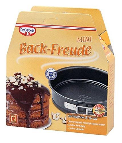 Dr. Oetker Форма для выпечки разъемная Ø 16 см Back Freude Mini | https://grandposuda.com.ua