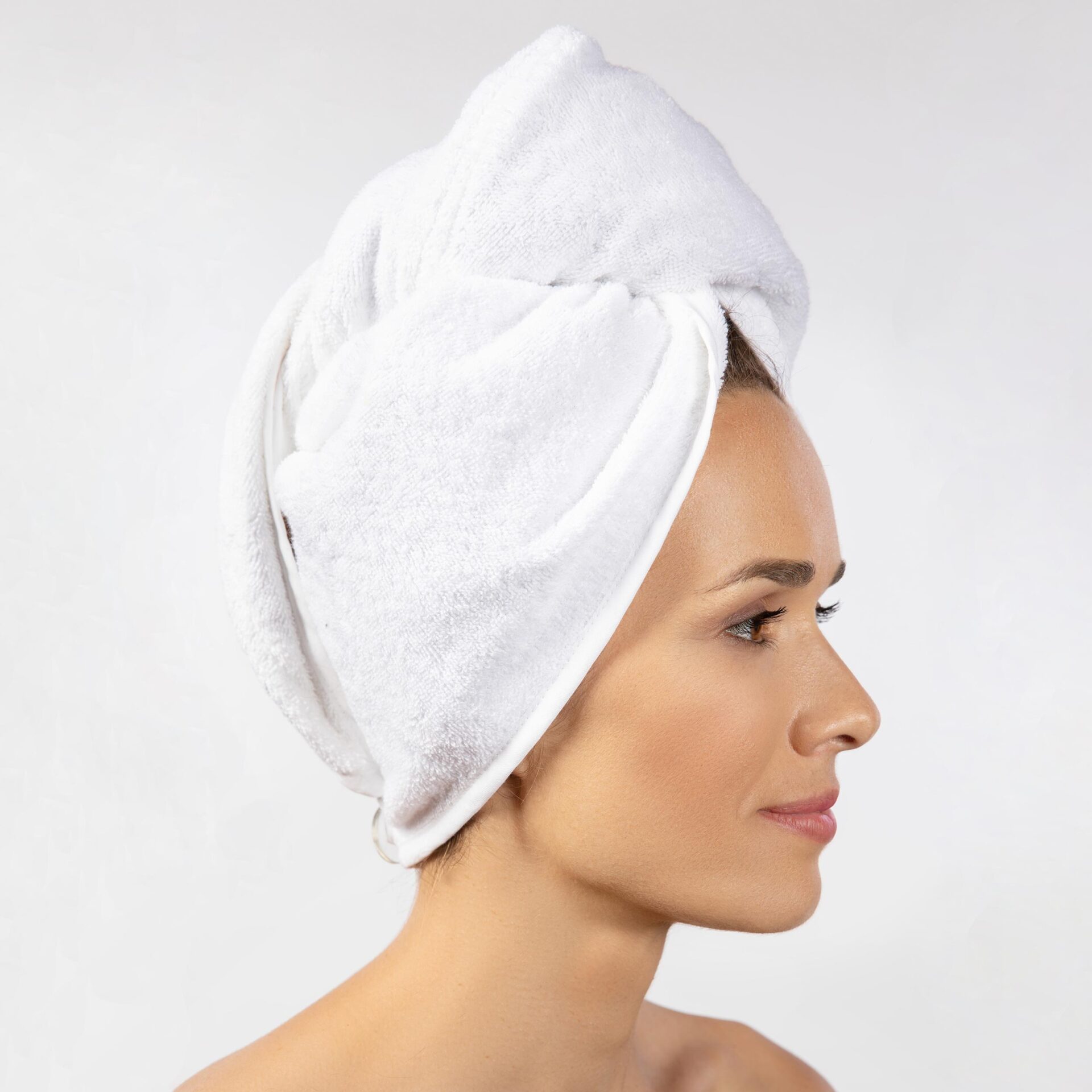 Рушник для волосся 27х67 см, білий Homewear Möve | https://grandposuda.com.ua