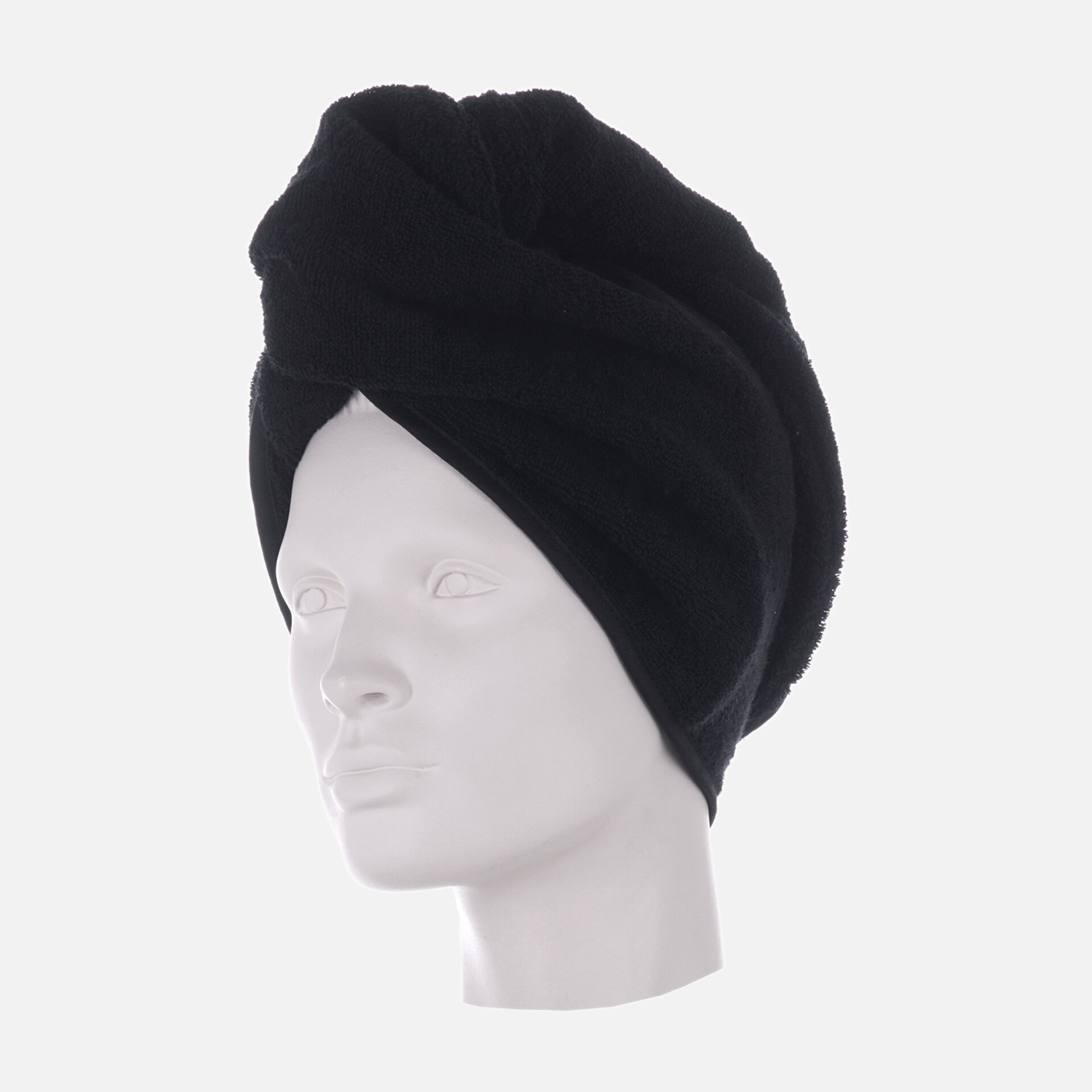 Рушник для волосся 27х67 см, чорний Homewear Möve | https://grandposuda.com.ua