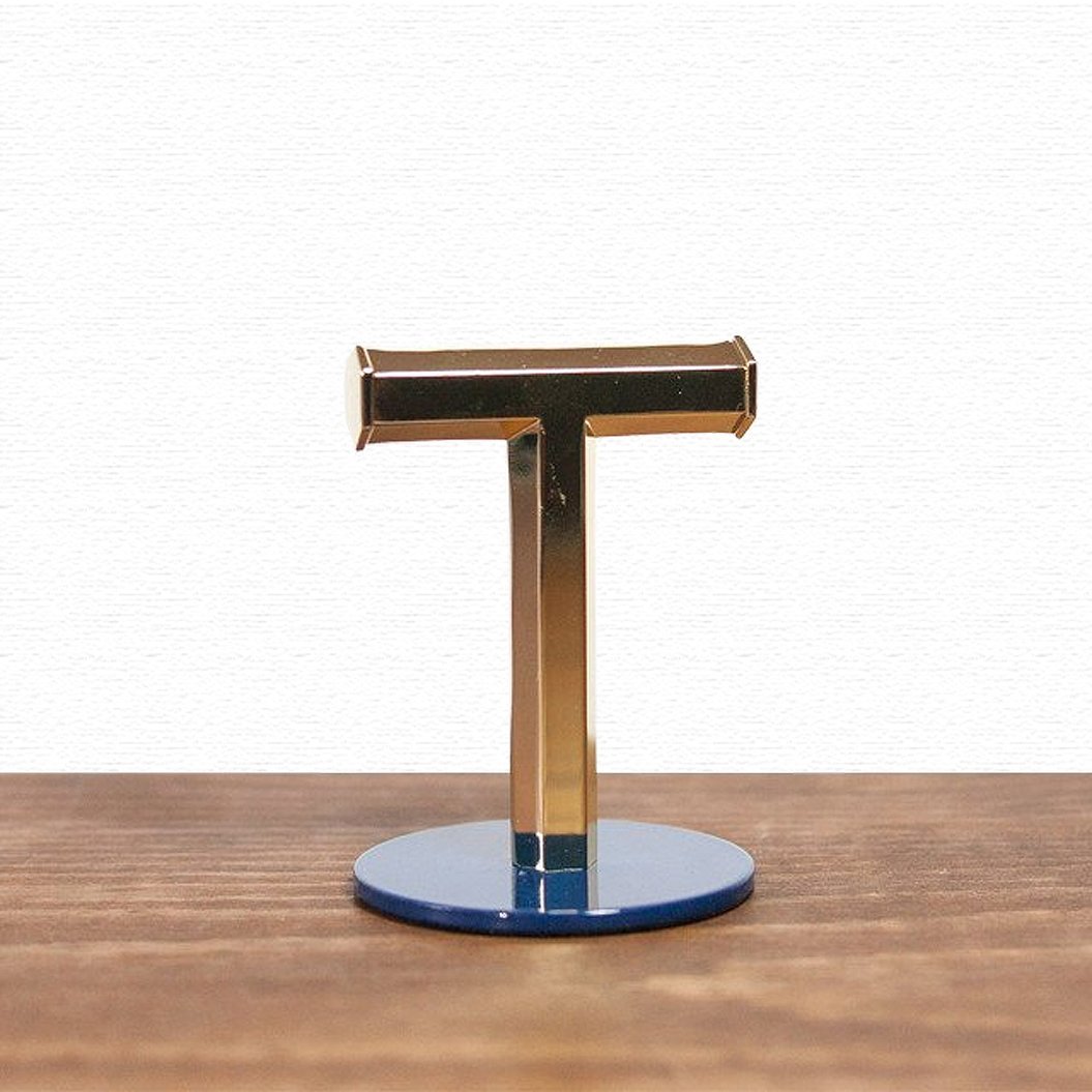 Umbra Держатель для колец 8,3x7x5,5 см золотой-синий Geo Ringholder | https://grandposuda.com.ua