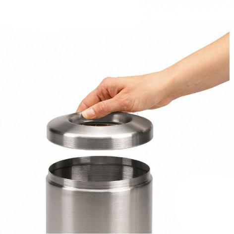 Brabantia Настільний контейнер для сміття 1 л матова сталь | https://grandposuda.com.ua
