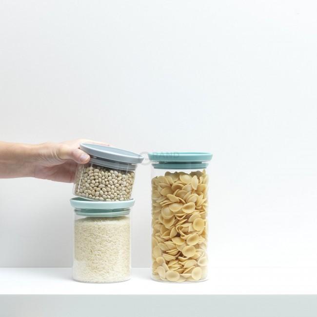 Brabantia Набор емкостей для хранения: 0,3/0,7/1 л, 3 шт | https://grandposuda.com.ua