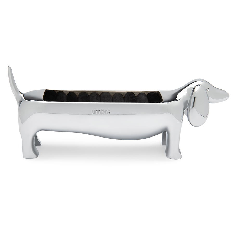 Umbra Держатель для украшений 4 х 14 х 6 см металлик Dachsie | https://grandposuda.com.ua