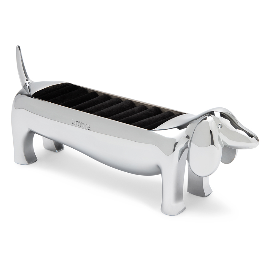 Umbra Держатель для украшений 4 х 14 х 6 см металлик Dachsie | https://grandposuda.com.ua