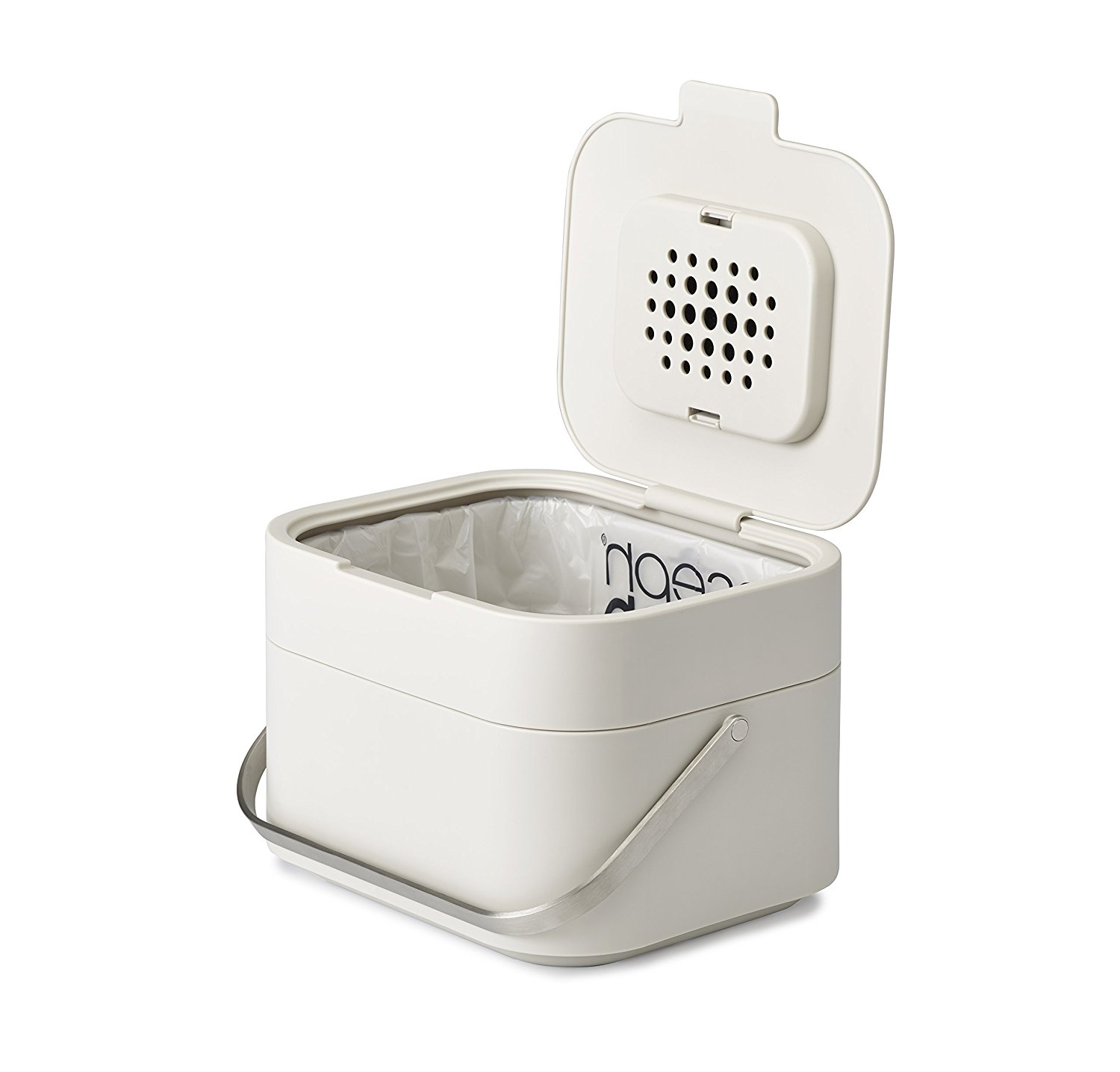Joseph Joseph Контейнер для пищевых отходов белый Stack Food Waste Caddy | https://grandposuda.com.ua