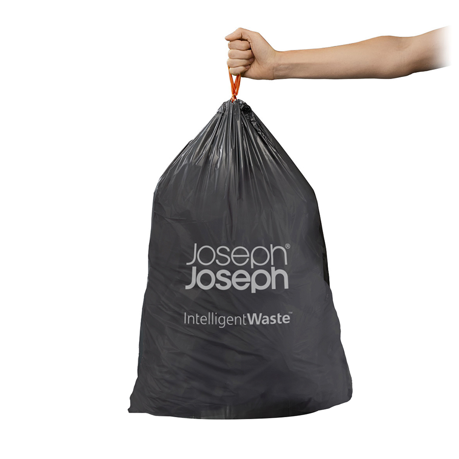 Joseph Joseph Пакеты для мусора IW7 20 л черные 20 шт Totem Compact | https://grandposuda.com.ua