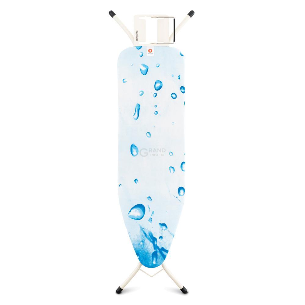 Brabantia Доска с подставкой для парового утюга 124 x 38 см (B) Ice Water | https://grandposuda.com.ua
