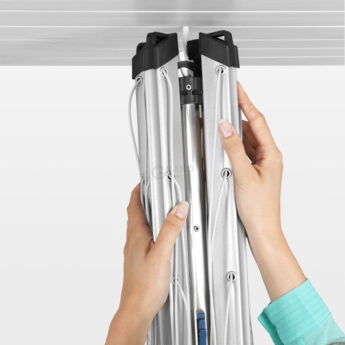 Brabantia Вулична сушарка з 4 напрямними 40 м навісу металевий анкер Topspinner | https://grandposuda.com.ua