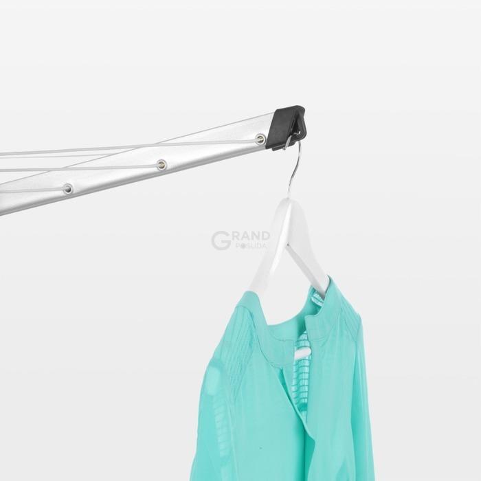 Brabantia Вулична сушарка з 4 напрямними 50 м навісу пластиковий анкер Topspinner | https://grandposuda.com.ua