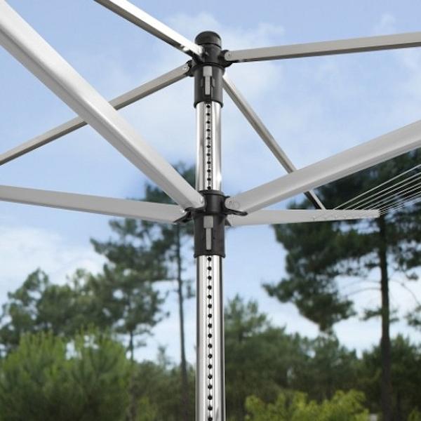 Brabantia Уличная сушилка с 4 направляющими и регулировкой высоты 40 м навеса Lift-O-Matic | https://grandposuda.com.ua