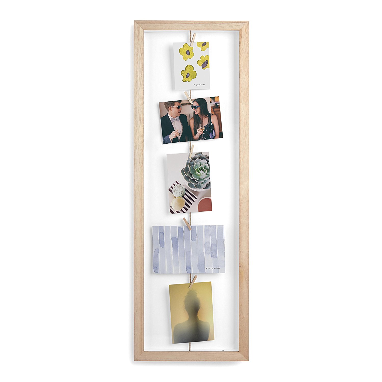 Umbra Фоторамка 72,4x24,1x3,8 см белая Clothesline Multibilderrahmen | https://grandposuda.com.ua