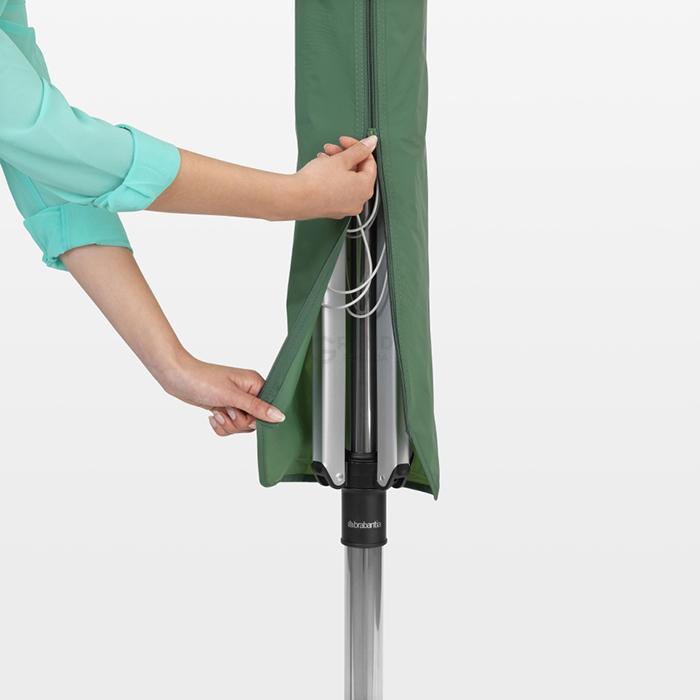 Brabantia Уличная сушилка с аксессуарами, 4 направляющими и регулировкой высоты 50 м навеса Lift-O-Matic | https://grandposuda.com.ua