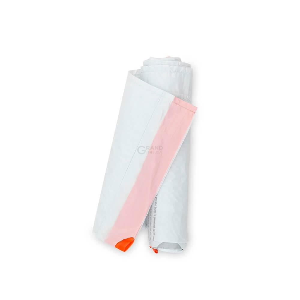 Brabantia Пакети для сміття в рулоні, 5 л, розмір В, 20 шт білих | https://grandposuda.com.ua