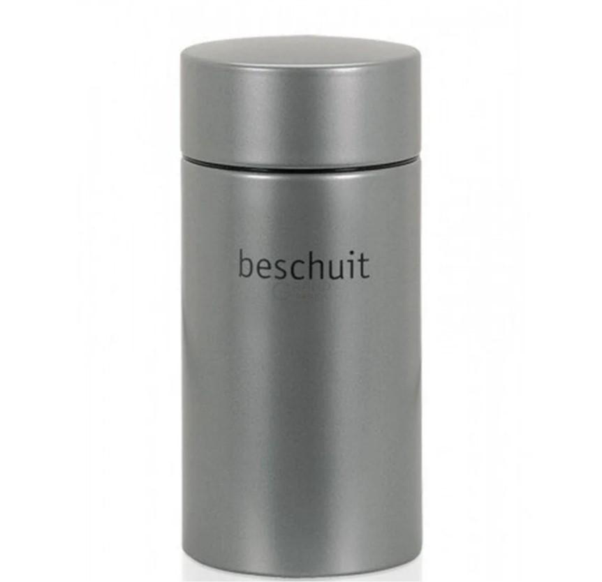 Brabantia Ємність для зберігання печива, 1,7 л платинова | https://grandposuda.com.ua