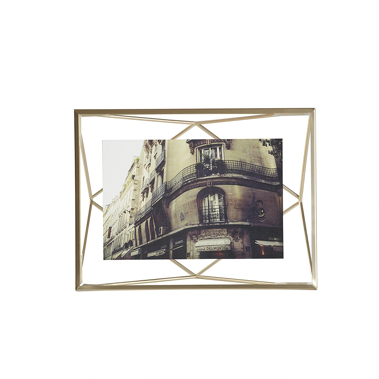 Umbra Фоторамка 15,2x20,3x7,6 см золотая Prisma Bilderrahmen | https://grandposuda.com.ua
