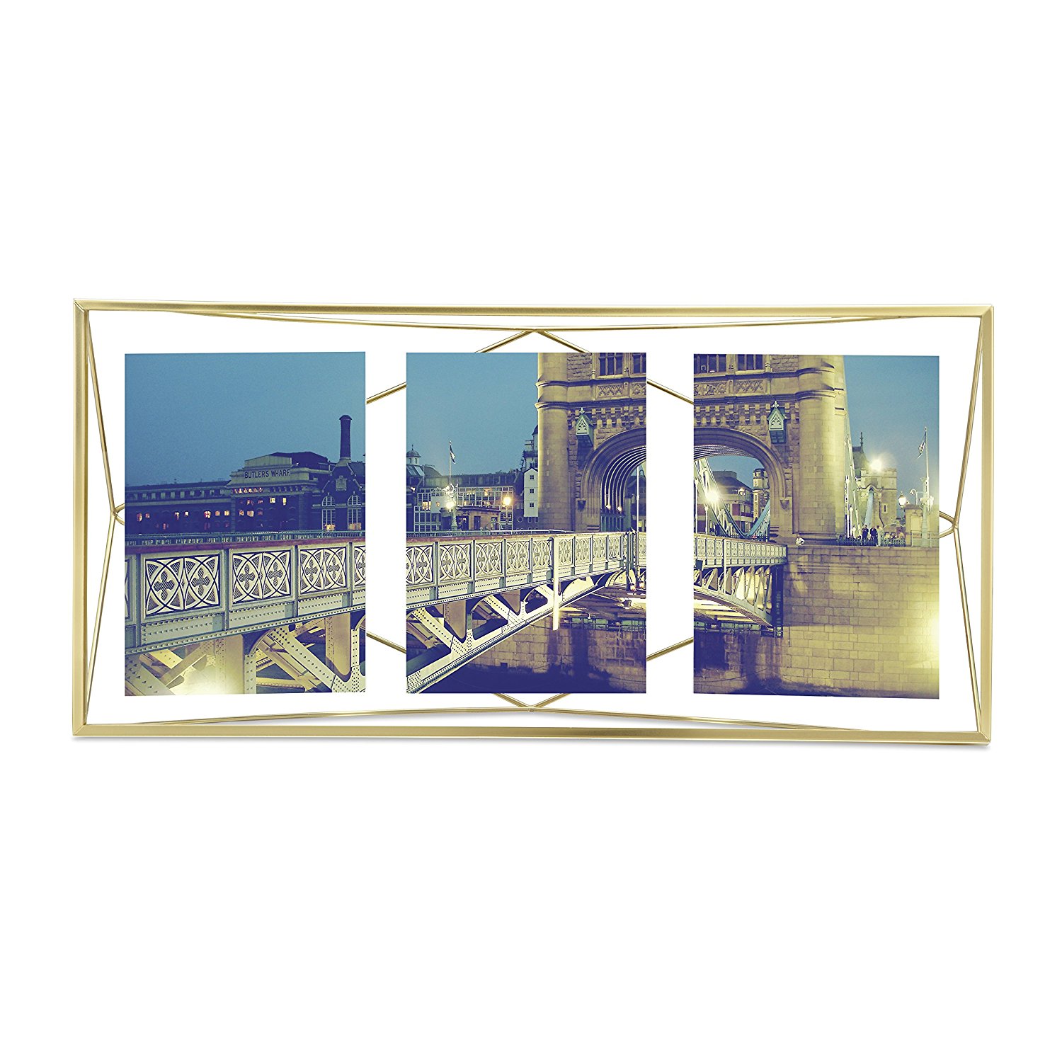 Umbra Фоторамка 48,3x22,9x7,6 см золотая Prisma Bilderrahmen | https://grandposuda.com.ua