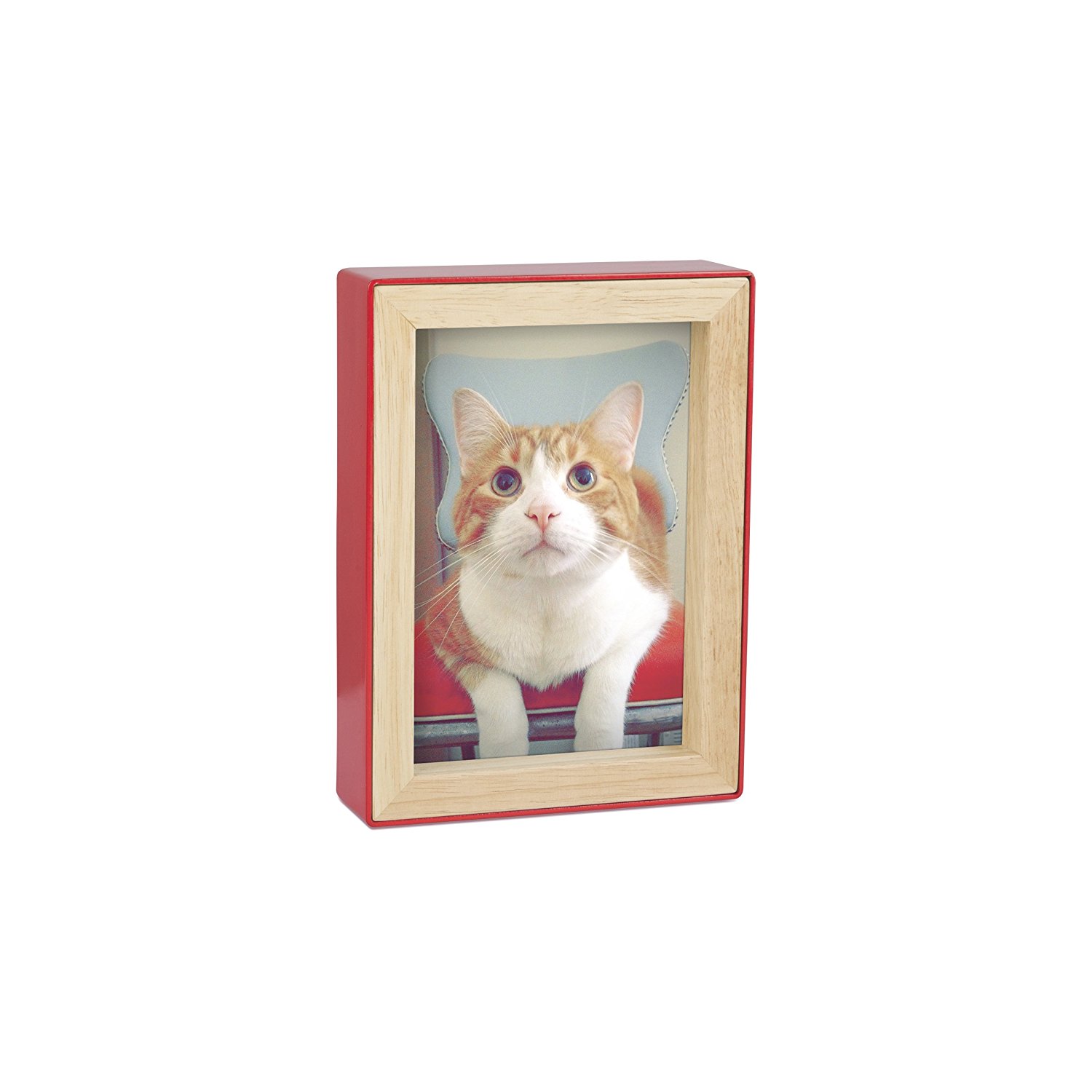Umbra Фоторамка 14,6x19,7x4,4 см красная Fotoblock Bilderrahmen | https://grandposuda.com.ua