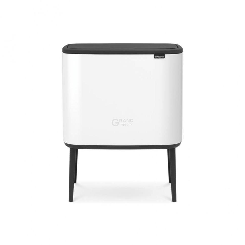 Brabantia Сміттєвий бак 3х11 л білий Bo Touch Bin | https://grandposuda.com.ua