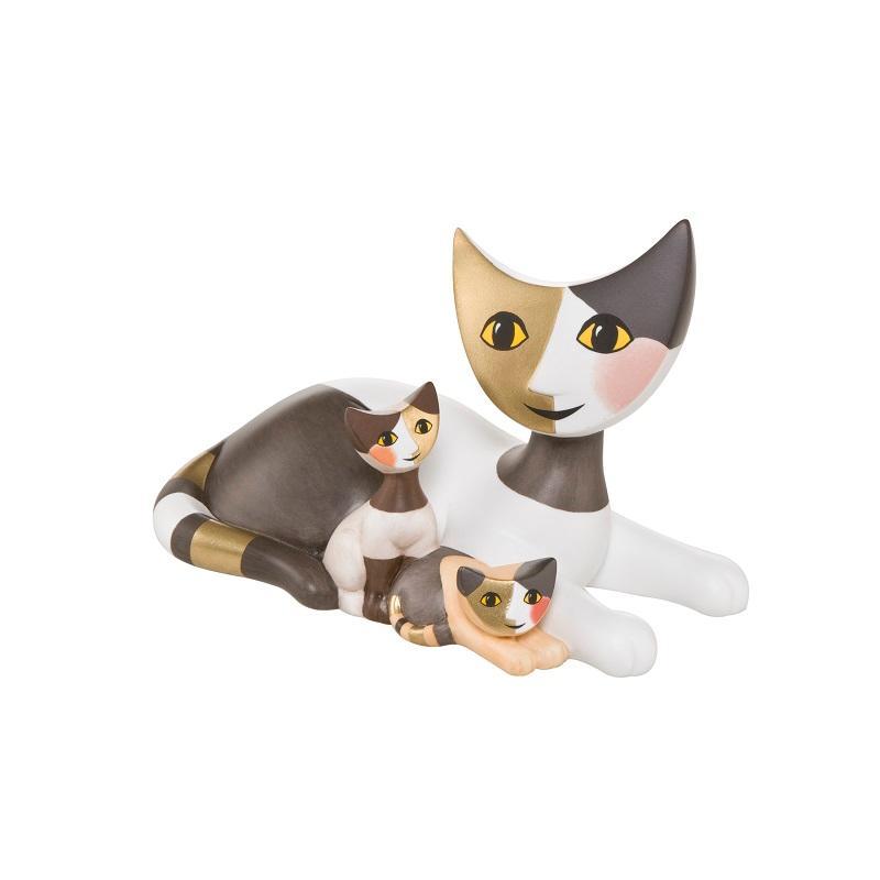 Goebel Фигурка “Кошка Famiglia felice” “Rosina Wachtmeister Katzen” | https://grandposuda.com.ua