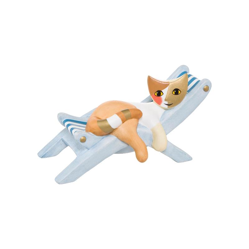 Goebel Фигурка “Кошка Un bagno al sole'” “Rosina Wachtmeister Katzenleben” | https://grandposuda.com.ua