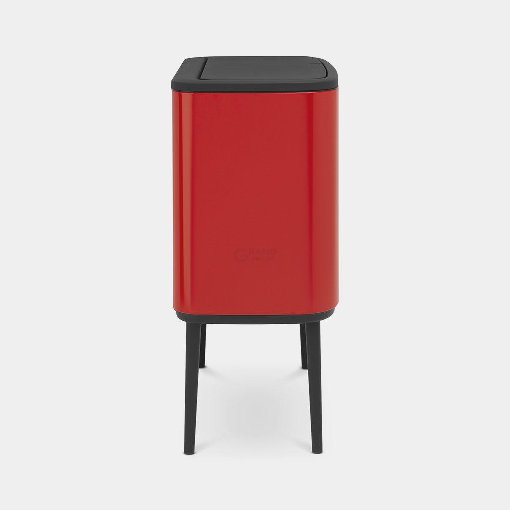 Brabantia Сміттєвий бак 36 л червоний Bo Touch Bin | https://grandposuda.com.ua