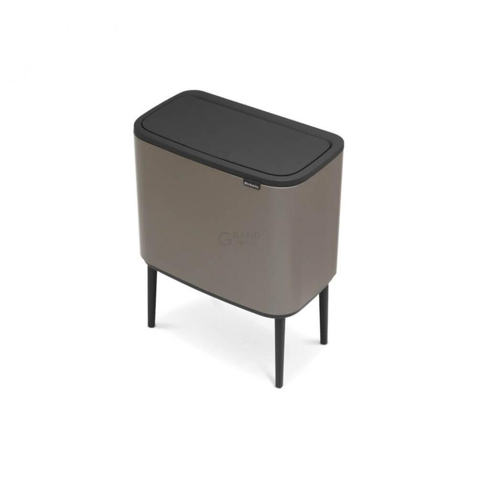 Brabantia Сміттєвий бак 36 л платиновий Bo Touch Bin | https://grandposuda.com.ua