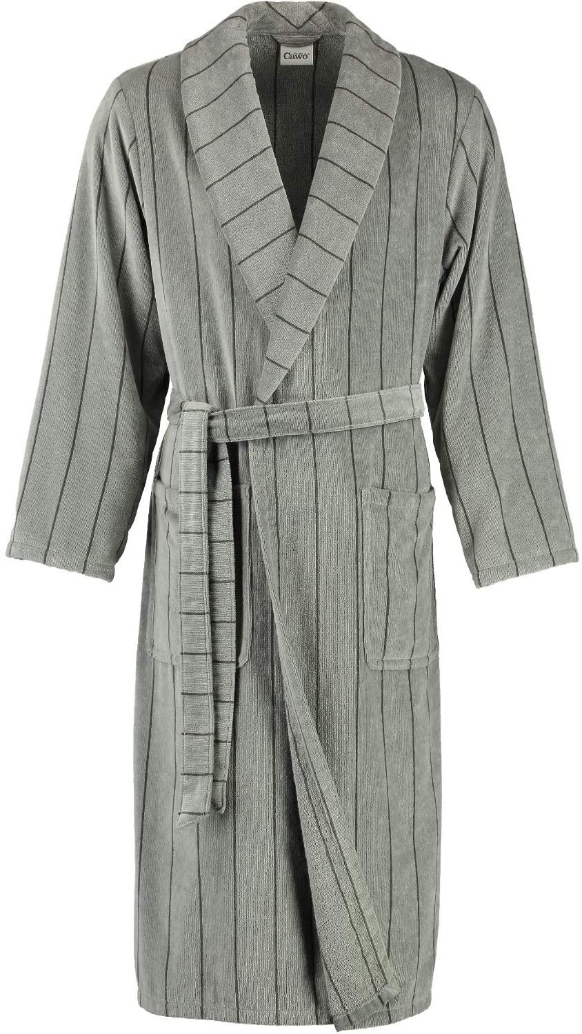 Cawö Халат банний Чоловічий з коміром 56 (L-XL) пісочний 2833 | https://grandposuda.com.ua