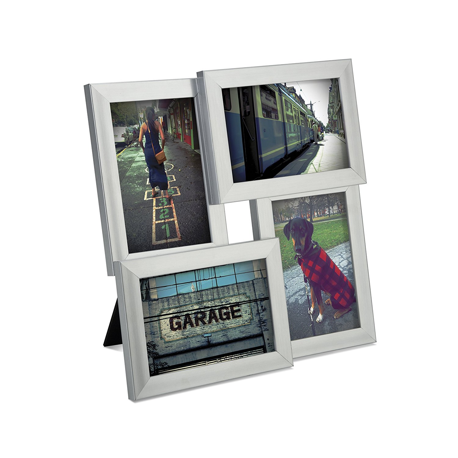 Umbra Фоторамка 28,6x2,5x28,6 см серая Pane Multi Frame | https://grandposuda.com.ua