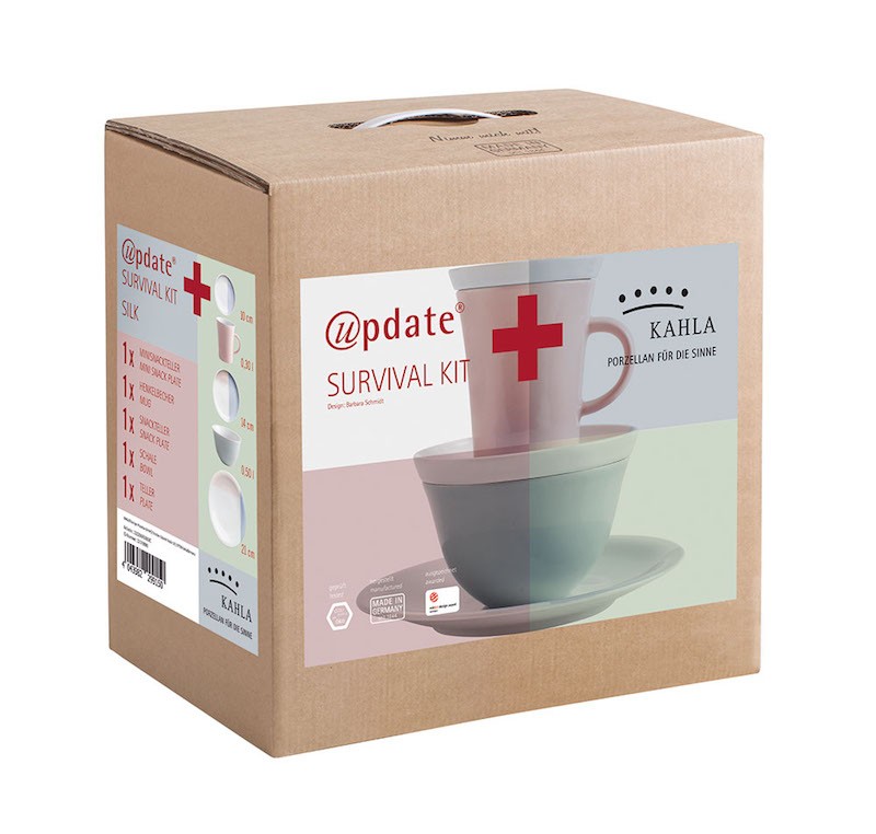 Kahla Набір столового посуду 5 предметів Survival Kit, Update Silk | https://grandposuda.com.ua