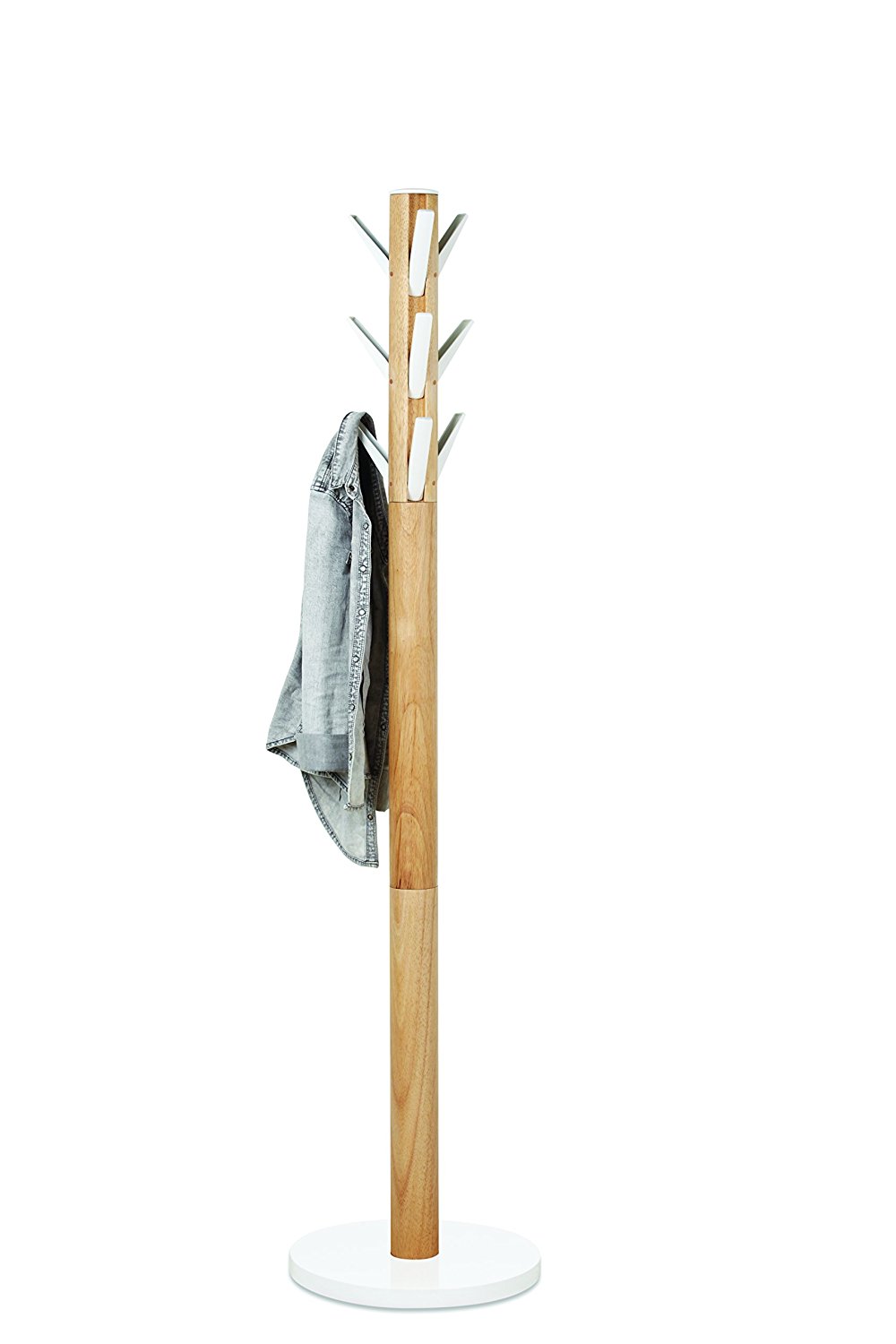Umbra Вішак 57,2x57,2x165,1 см дерево Flapper Holtz Kleiderstaender | https://grandposuda.com.ua