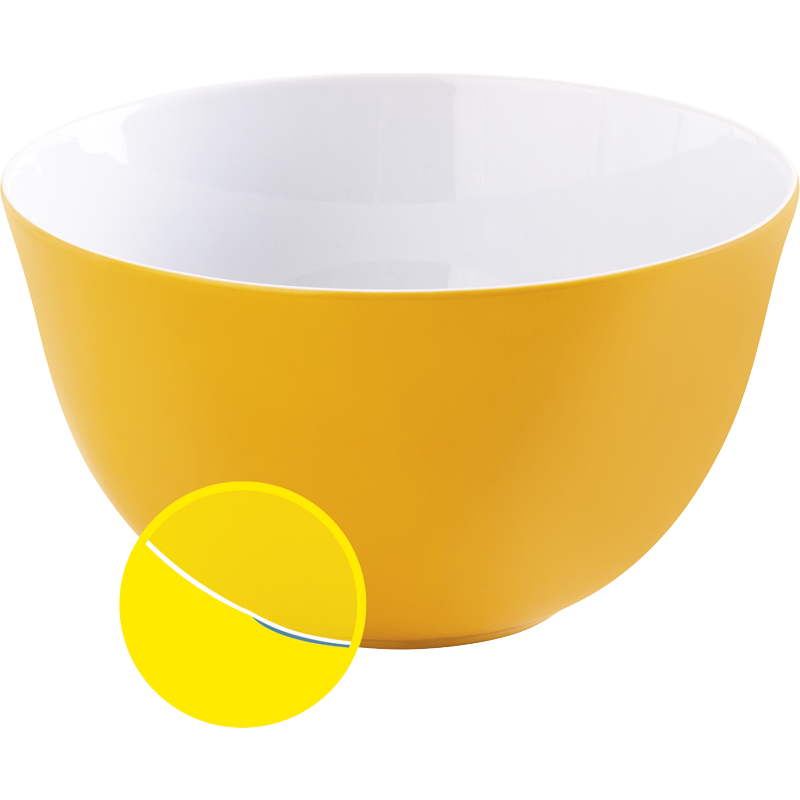 Kahla Пиала / чаша для салата с крышкой 19 см, желтая Magic Grip Kitchen | https://grandposuda.com.ua
