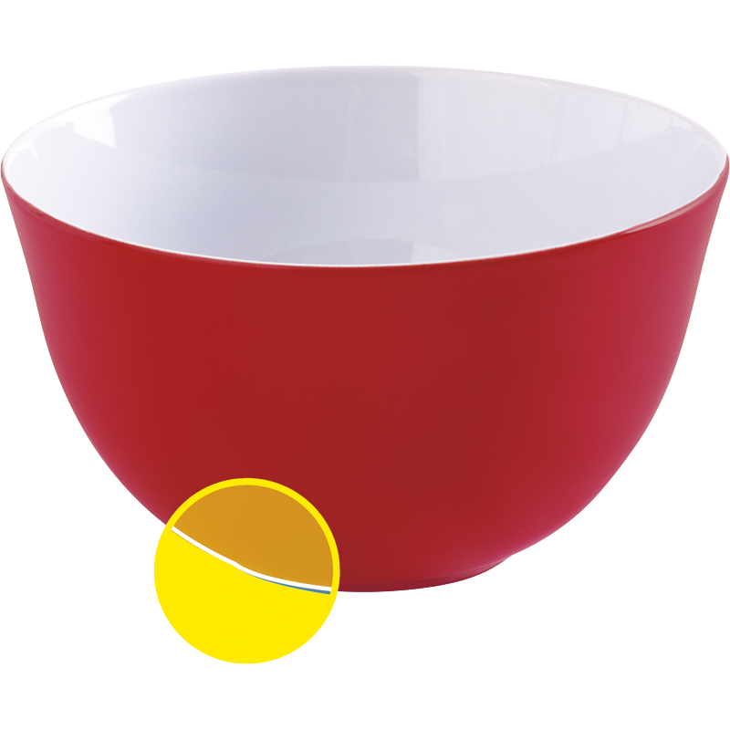 Kahla Пиала / чаша для салата с крышкой 26 см, красная Magic Grip Kitchen | https://grandposuda.com.ua