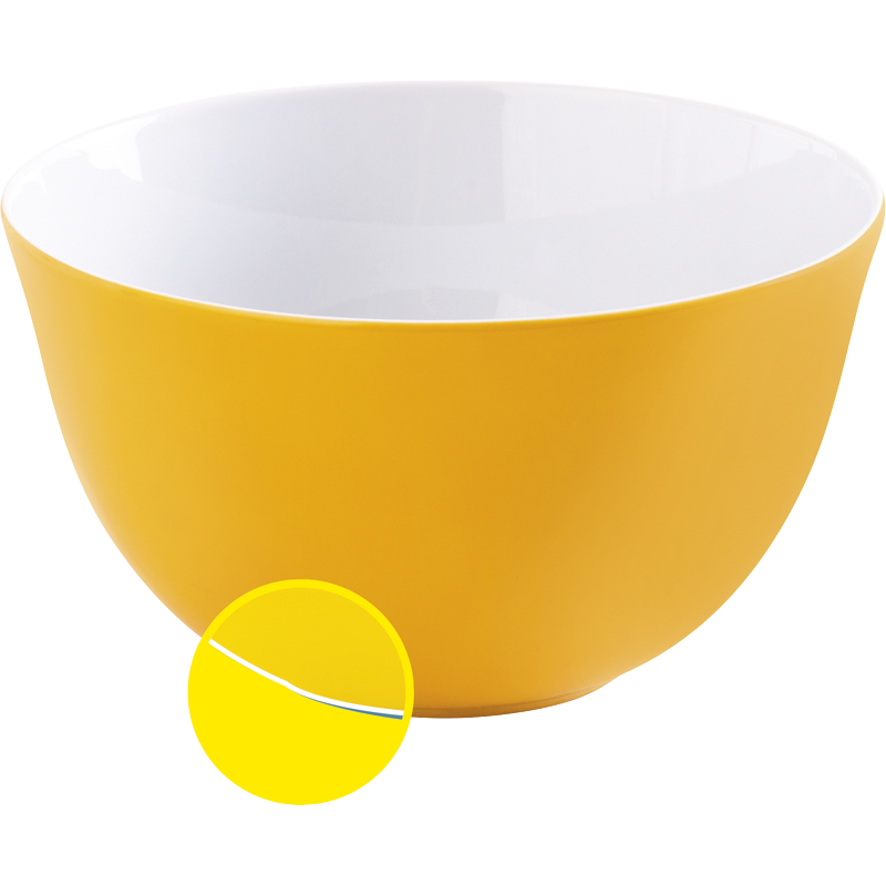 Kahla Пиала / чаша для салата с крышкой 26 см, желтая Magic Grip Kitchen | https://grandposuda.com.ua