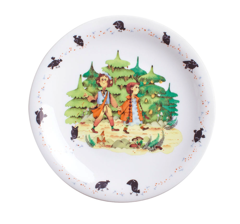 Kahla Тарелка детская 21,5 см плоская, Гензель и Гретель Kiddie Tableware | https://grandposuda.com.ua