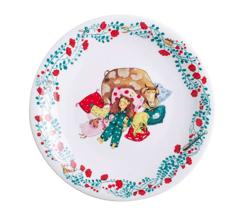 Kahla Тарелка детская 21,5 см плоская, Спящая красавица Kiddie Tableware | https://grandposuda.com.ua