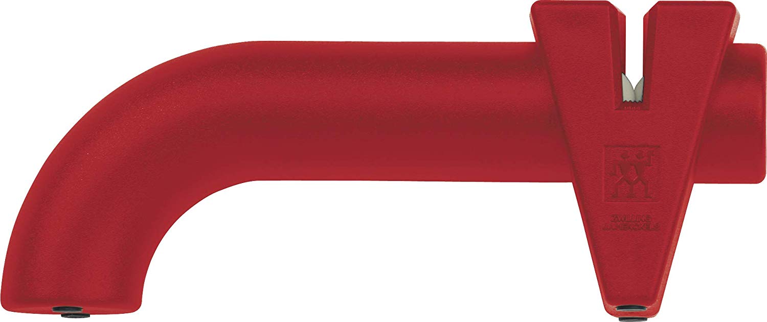 Zwilling Точилка для ножів червона, 16,5 см Twinsharp | https://grandposuda.com.ua