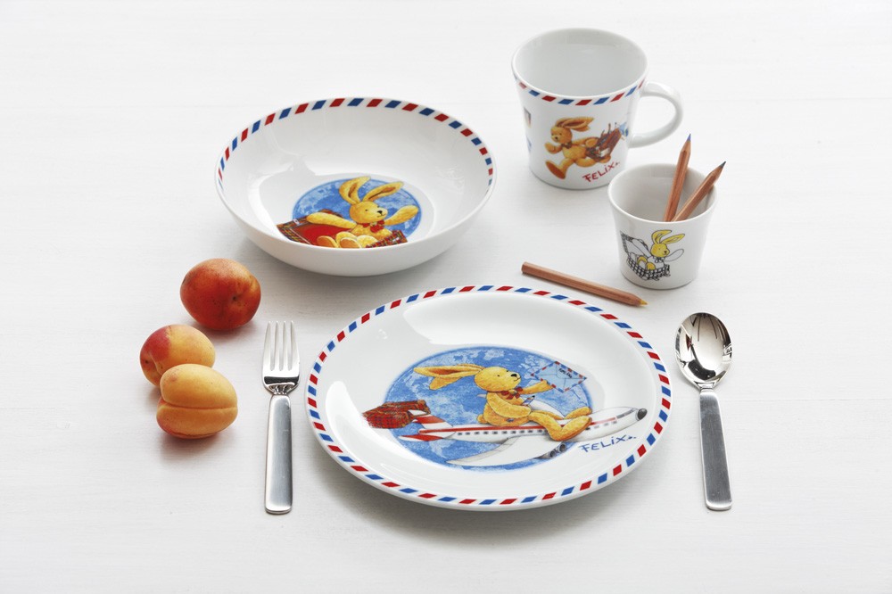 Kahla Набір дитячого посуду 3 предмета Kiddie Tableware Felix | https://grandposuda.com.ua