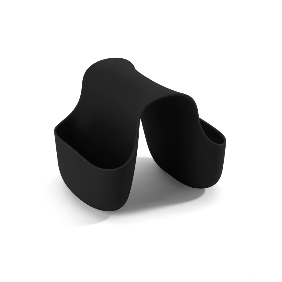 Umbra Органайзер для раковины 14х11х11,5 см черный Saddle | https://grandposuda.com.ua