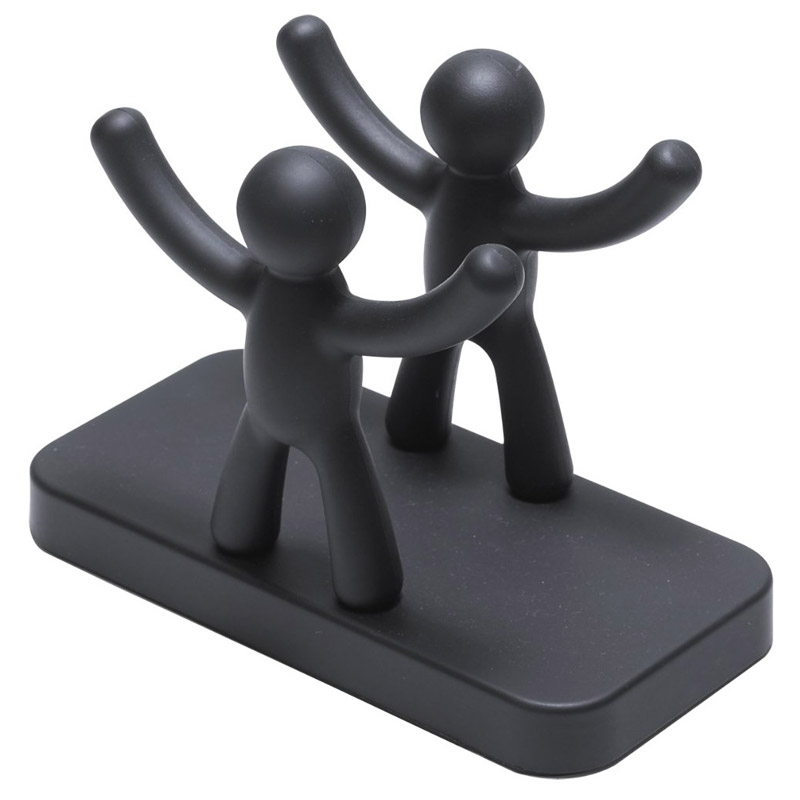 Umbra Салфетница 15,5х11х7,5 см черная Buddy | https://grandposuda.com.ua