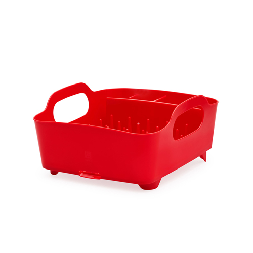 Umbra Сушилка для посуды 36,8х18,2х32 см красная Tub | https://grandposuda.com.ua
