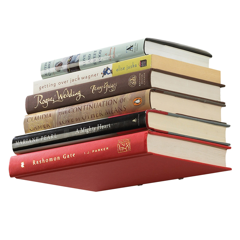 Umbra Полка книжная 18х14х18 см металлик Conceal | https://grandposuda.com.ua