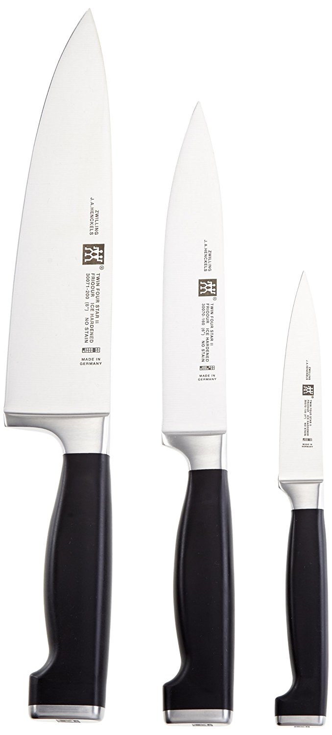 Zwilling Набор ножей 3 предмета Twin Four Star II | https://grandposuda.com.ua