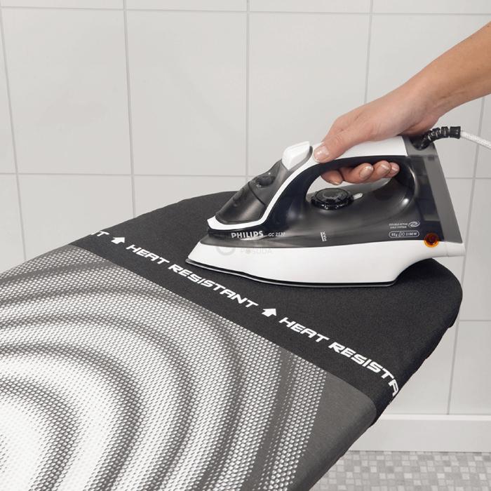 Brabantia Доска с жаропрочной зоной для утюга 135 x 45 cm (D) Titan Oval | https://grandposuda.com.ua