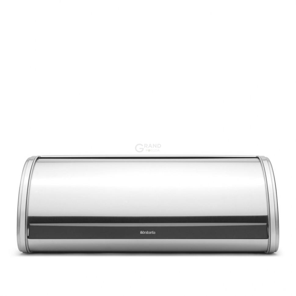 Brabantia Хлібниця з зрушується кришкою 17,5х44,8х27 см матова сталева | https://grandposuda.com.ua
