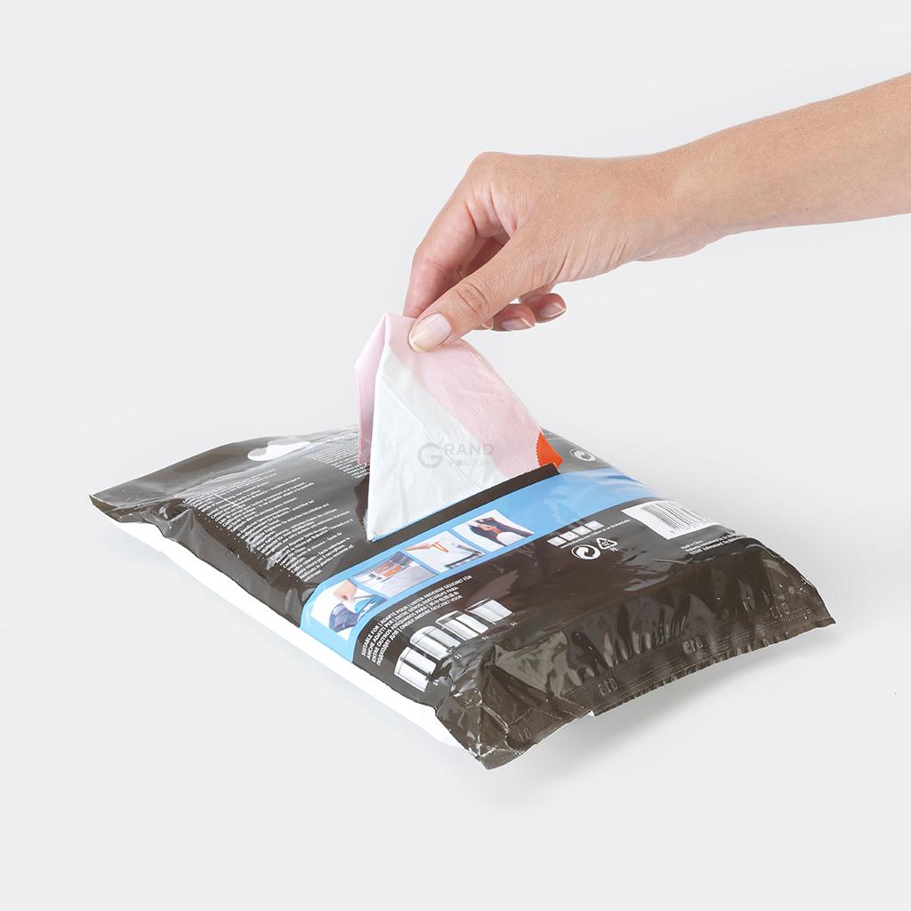 Brabantia Пакети для сміття, 5 л, розмір В, 60 шт білих | https://grandposuda.com.ua
